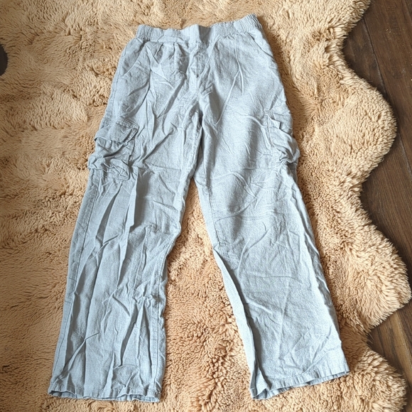 Light Gray Cargo Pants - Picture 1 of 5